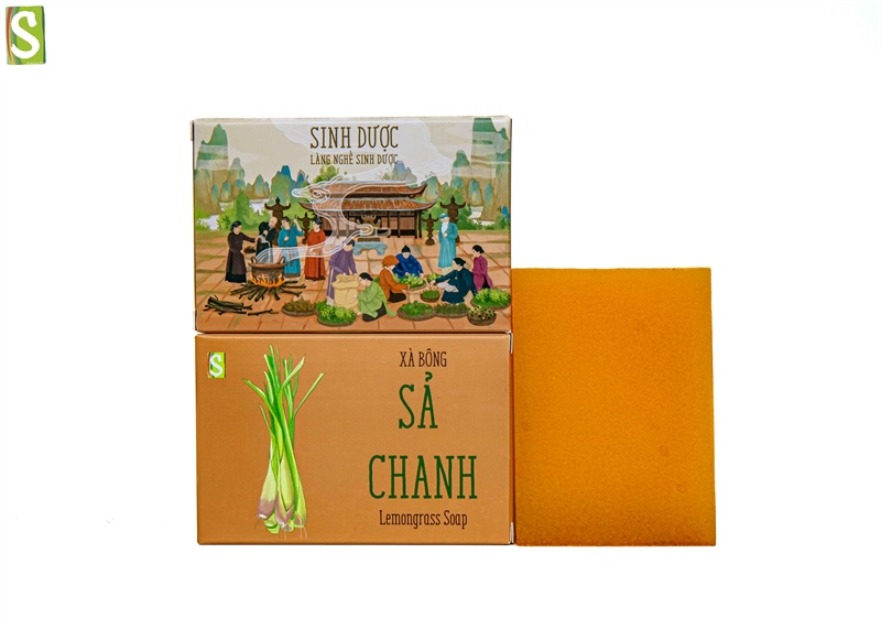 Xà bông sinh dược sả chanh HTX Sinh Dược 110g – 55g
