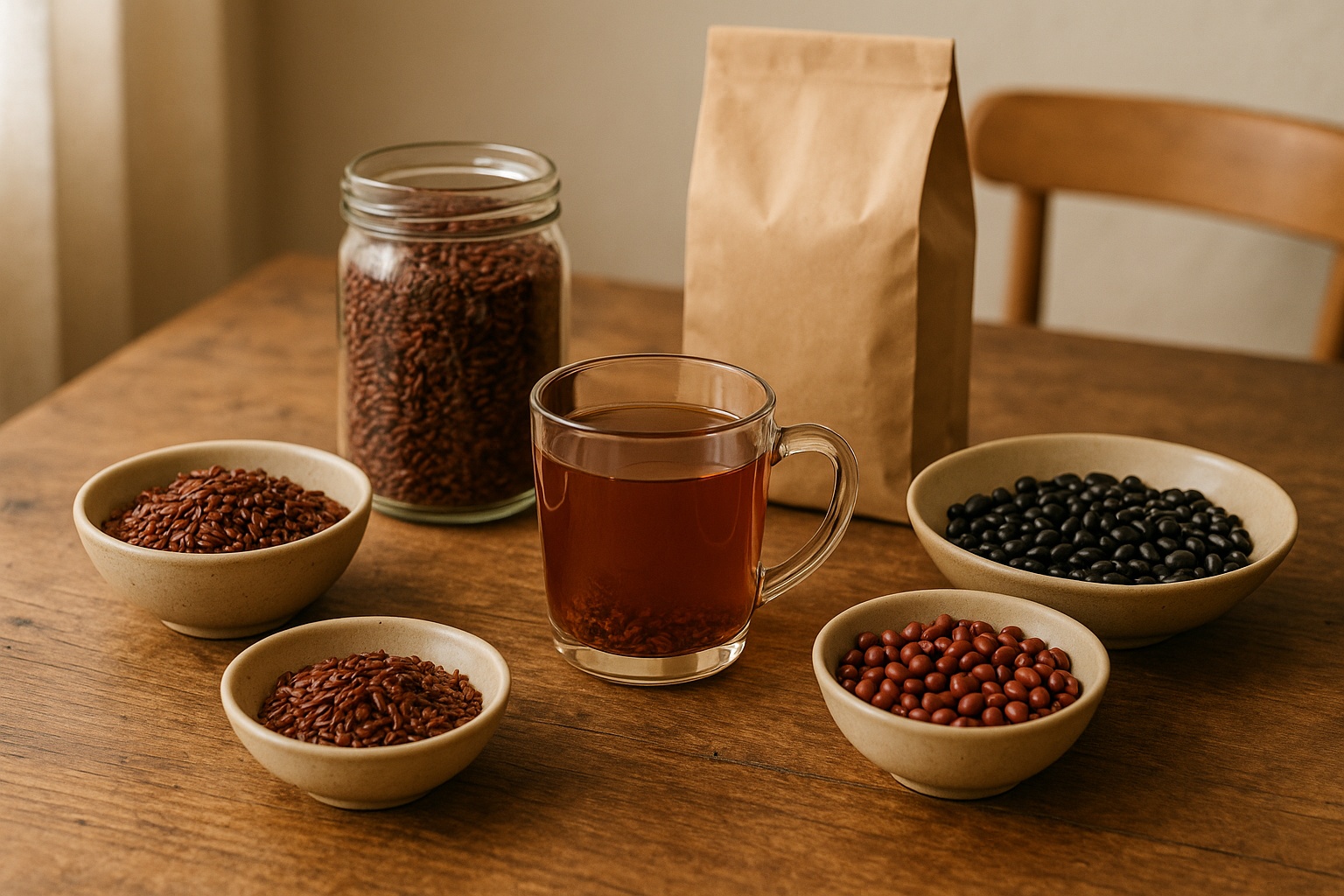 Các loại trà đậu gạo lứt đa dạng tại Bách Hóa An Nhiên