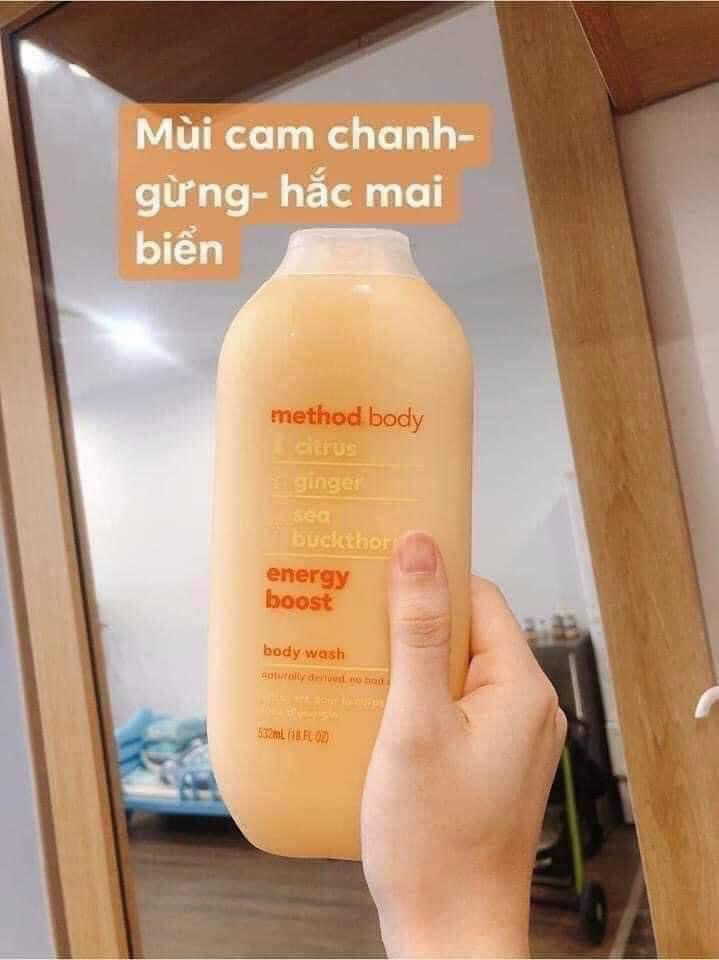 Sữa tắm energy boost mùi cam 532ml
