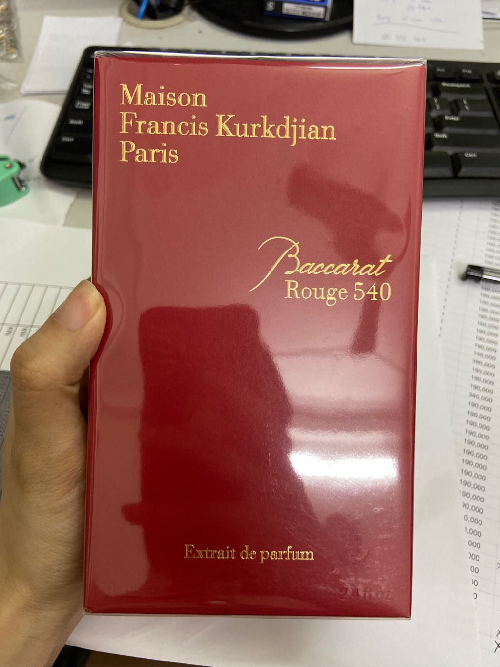 Maison Francis - Nước hoa Baccarat Rouge 540 Extrait 70ml fullbox