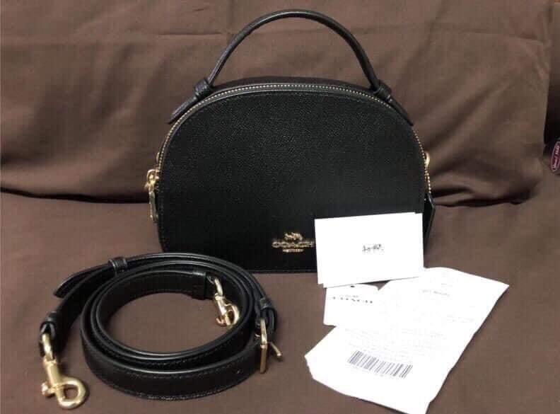 túi coach serena satchel size 21x14.6x6.3 màu đen