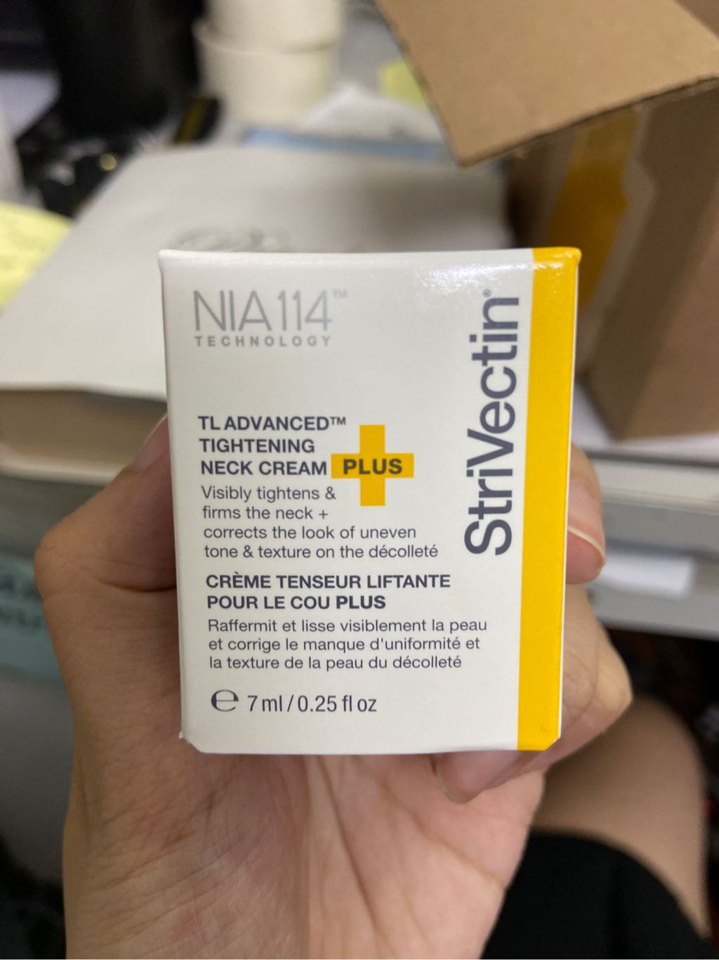 Kem cổ mini Strivectin tl advanced tightening neck cream 7ml
