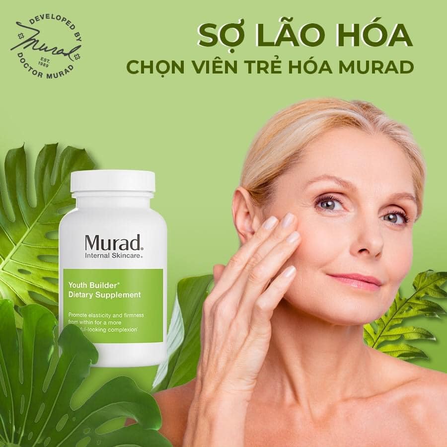 Viên Uống Trẻ Hóa Da Giảm Nếp Nhăn Murad Youth Builder Dietary Supplement