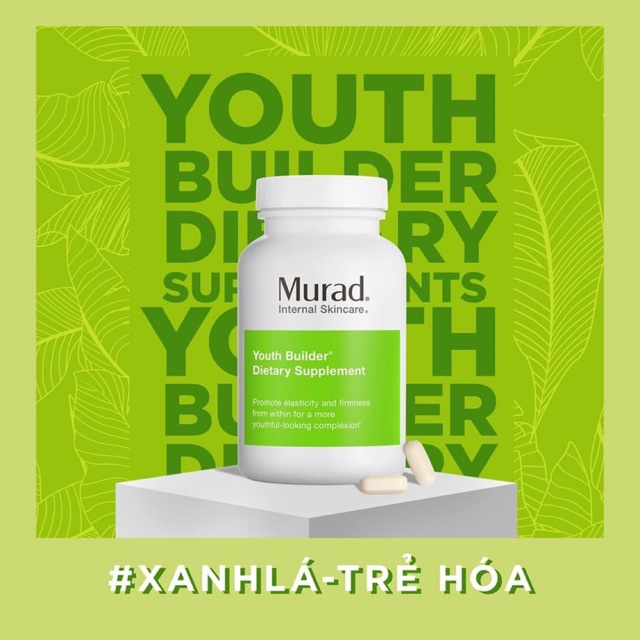 Viên Uống Trẻ Hóa Da Giảm Nếp Nhăn Murad Youth Builder Dietary Supplement
