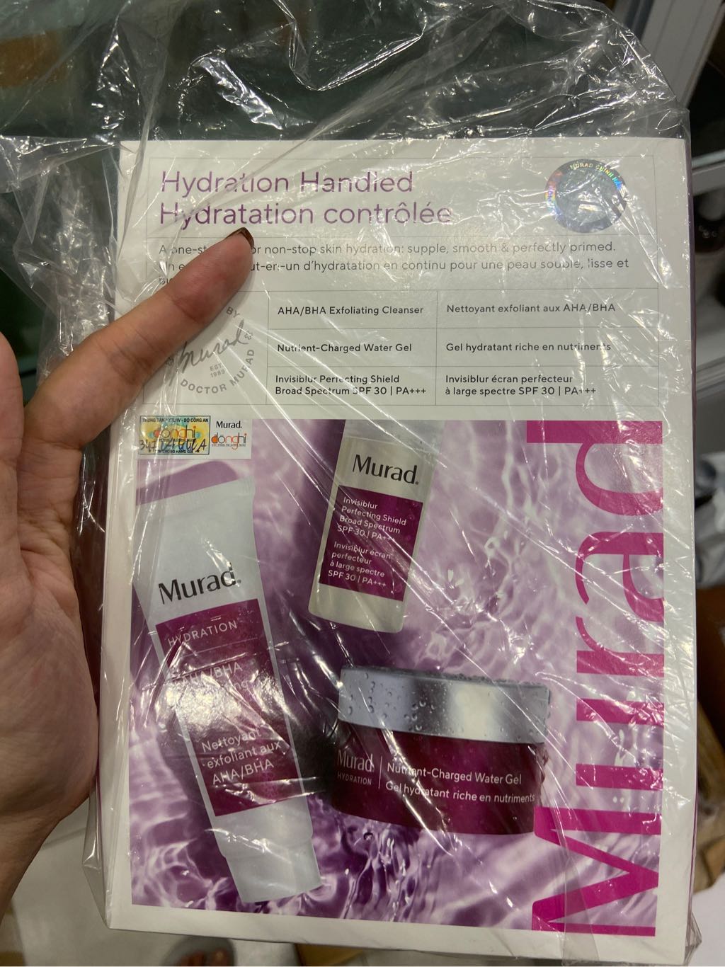 Set murad hydration handled 3 mon US