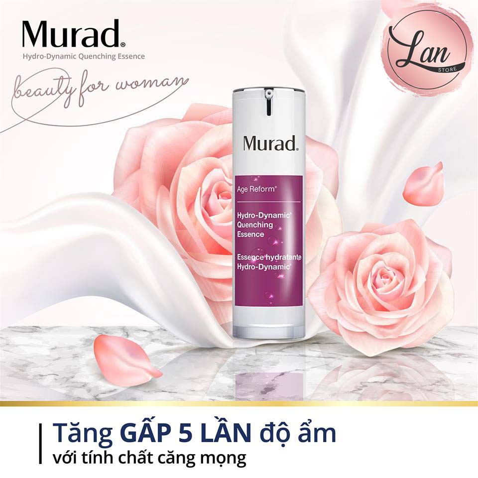 Murad Hydro-Dynamic Quenching Essence 30ml  TẶNG Gel sạc nước Murad Nutrient-Charged Water Gel 50ml