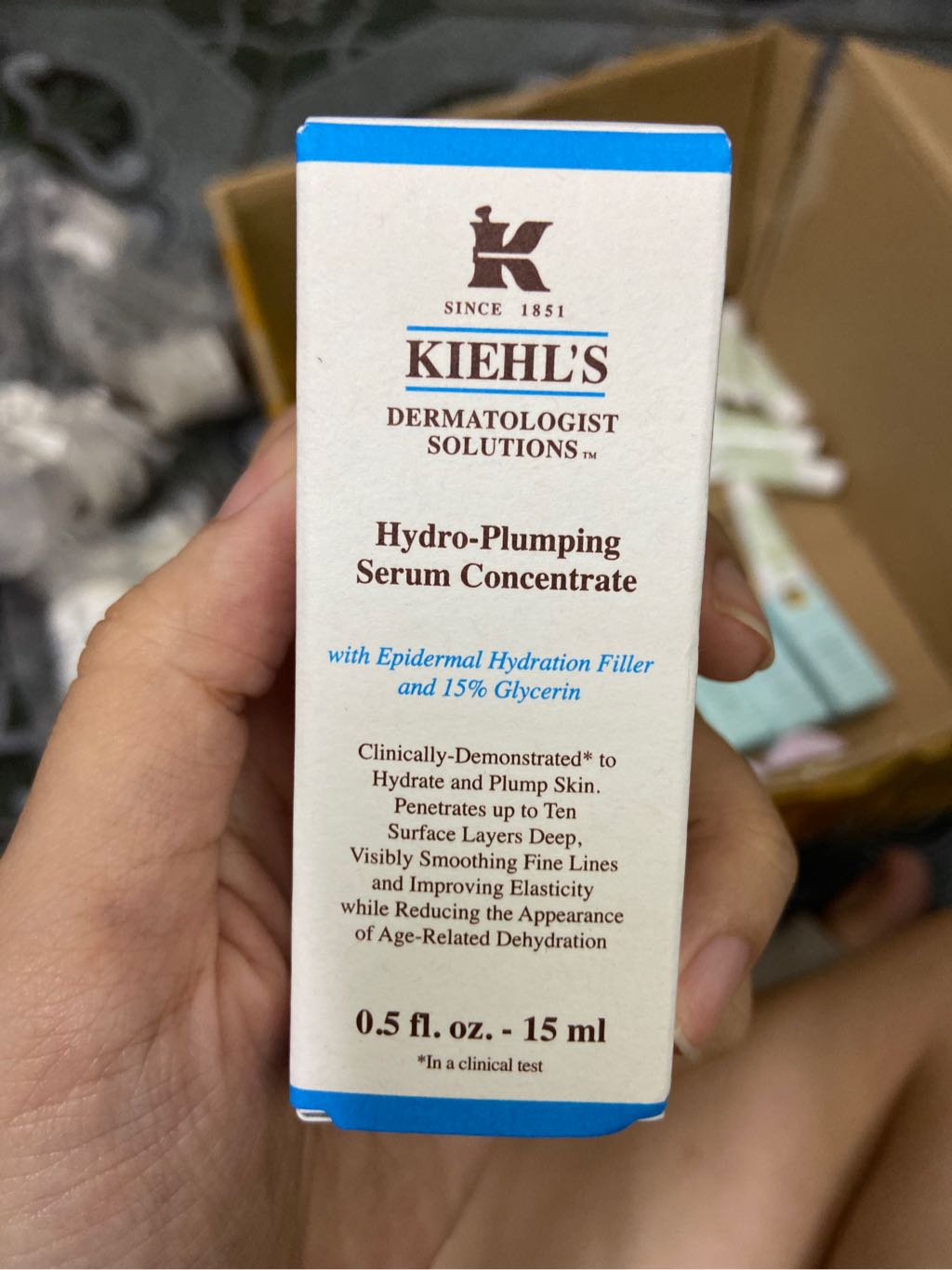 Kiehl hydro-plumping serum concentrate 15ml