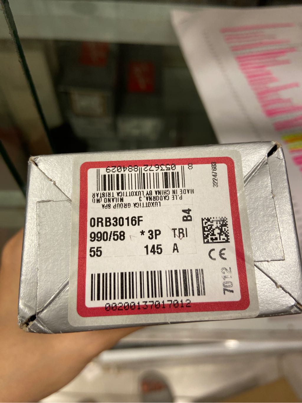 Rayban kính râm rb3016f 990/58 55 145