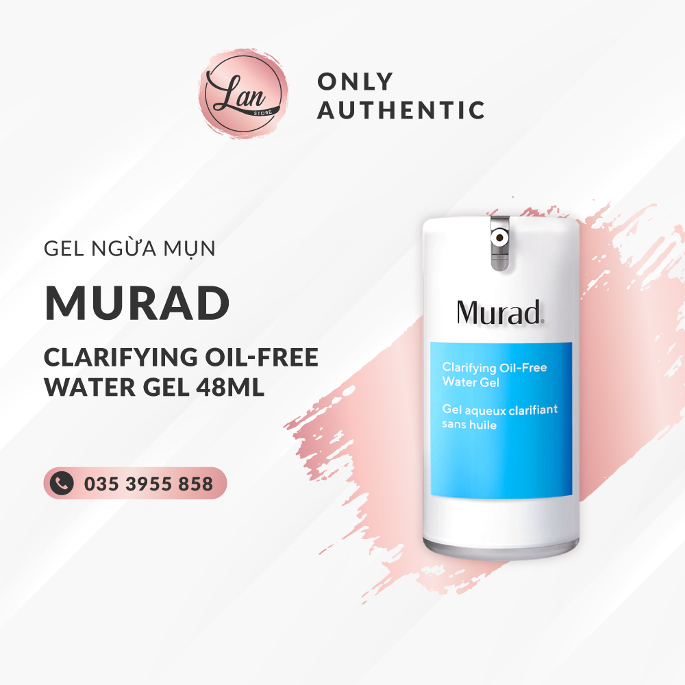Gel Ngừa Mụn Murad, Giúp Giảm Thâm Sau Mụn Và Làm Mờ Sẹo Rỗ CLARIFYING OIL-FREE WATER GEL