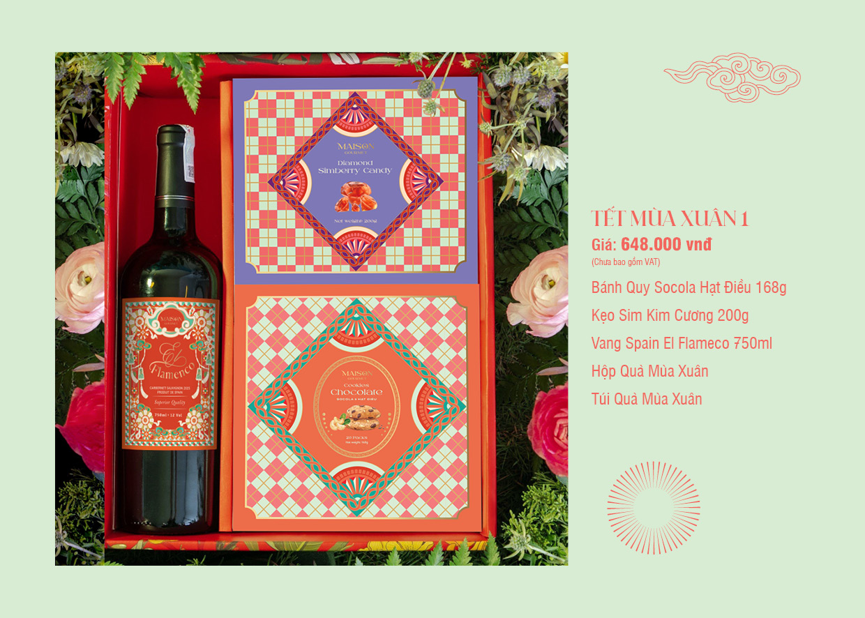 Hộp Quà Tặng Tết Mùa Xuân 1