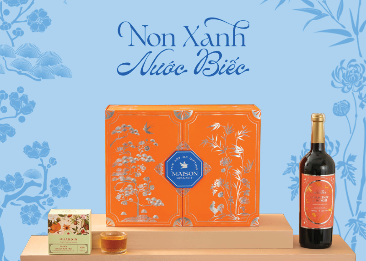 Hộp Quà Tết Non Xanh Nước Biếc 2