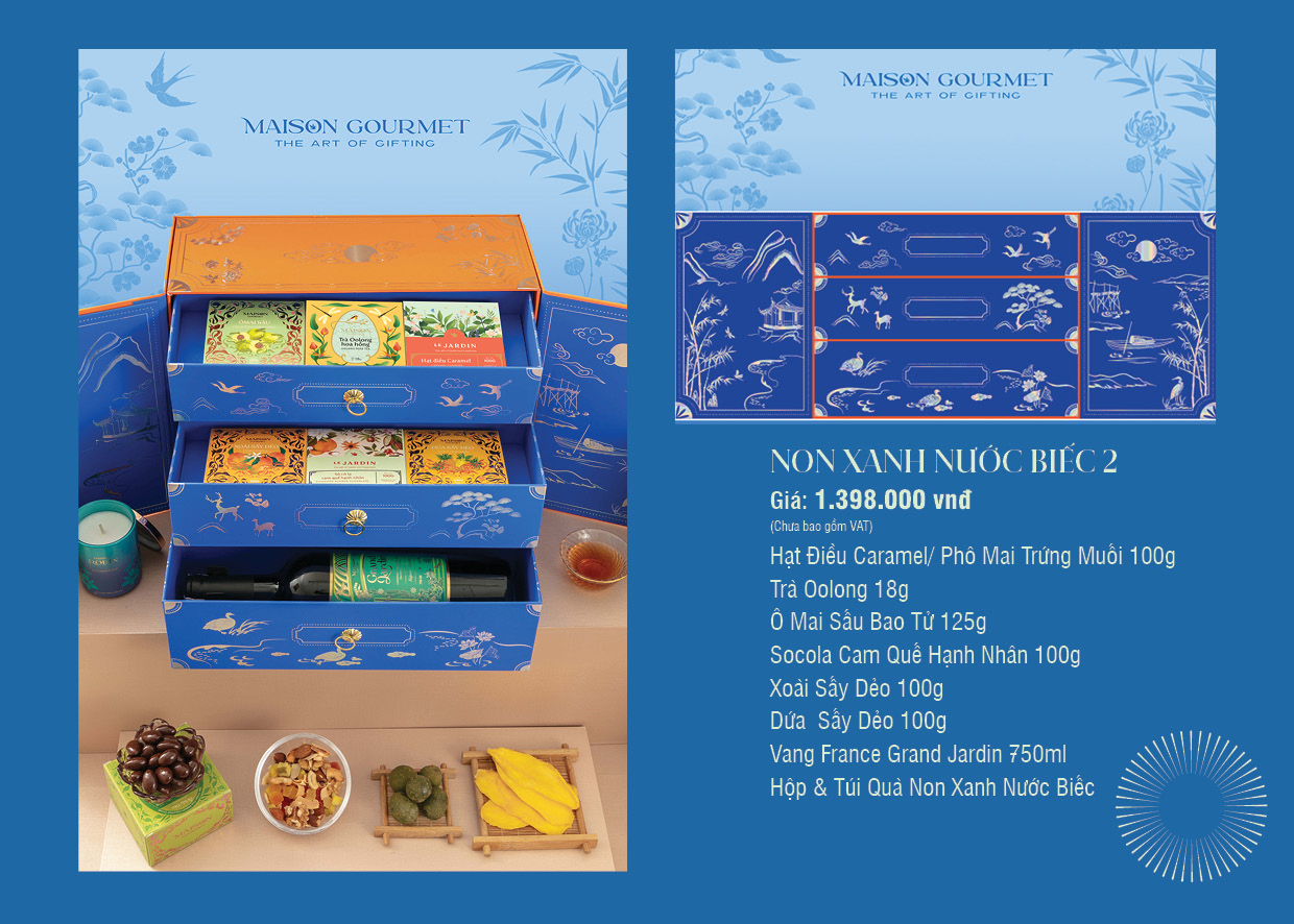 Hộp Quà Tết Non Xanh Nước Biếc 2