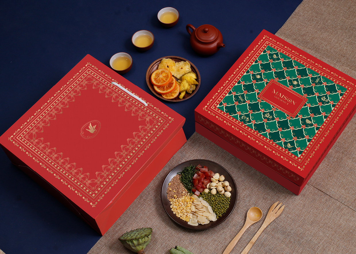 Hộp quà tết Bình An 2