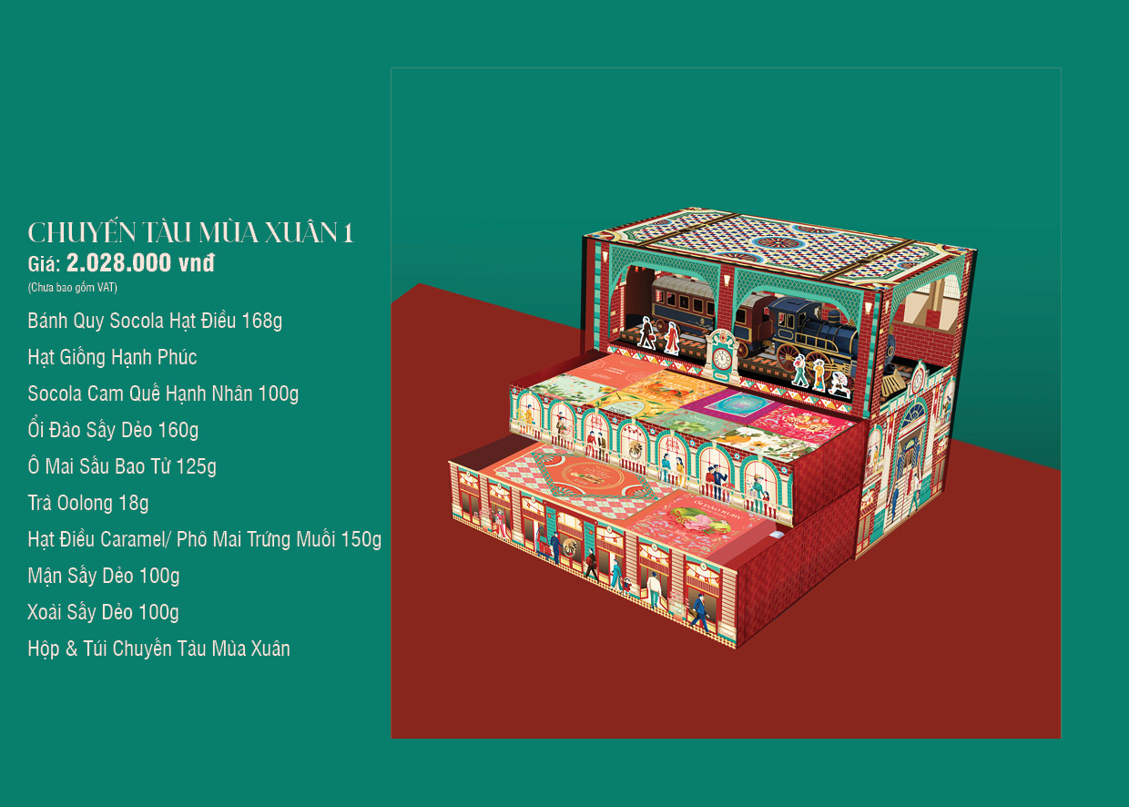 Hộp Quà Tặng Chuyến Tàu Mùa Xuân 1