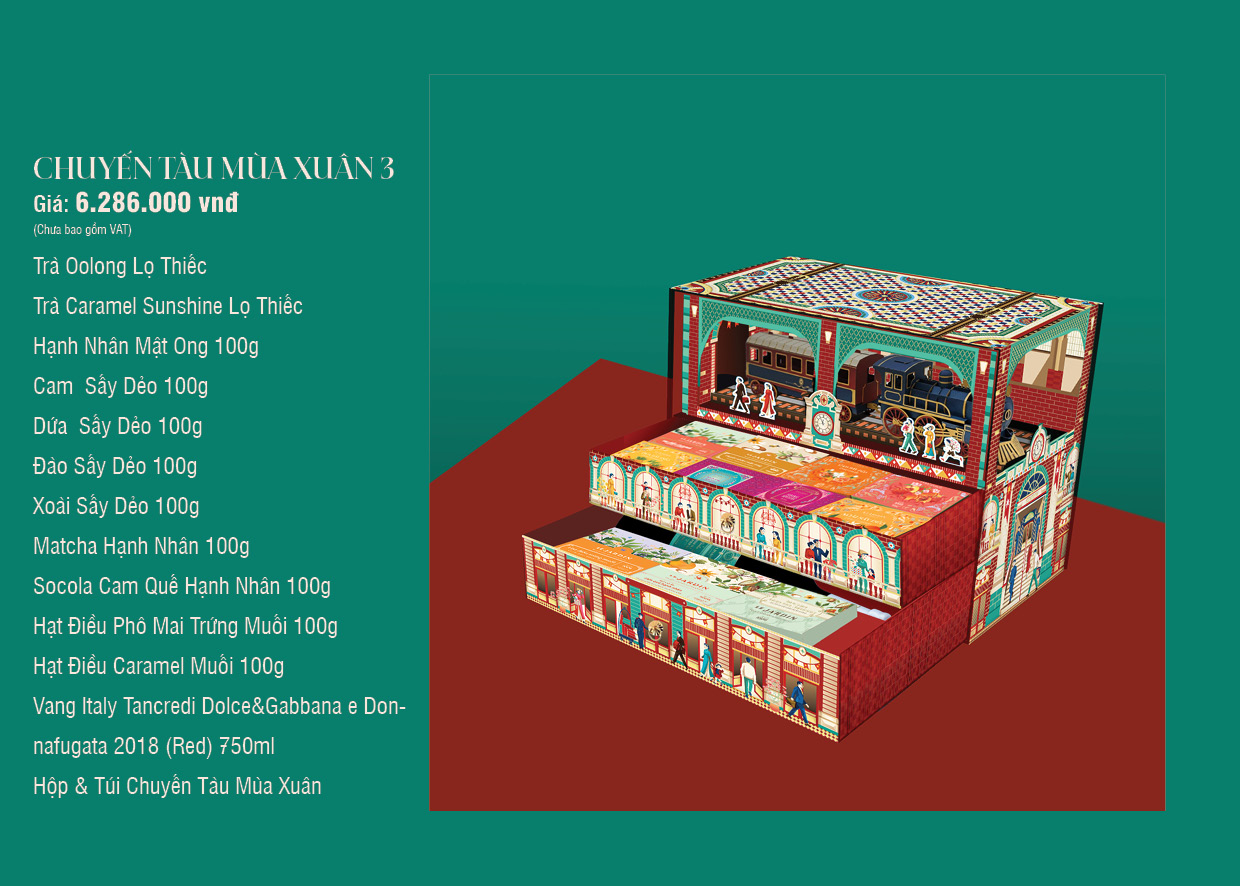 Hộp Quà Tặng Chuyến Tàu Mùa Xuân 3