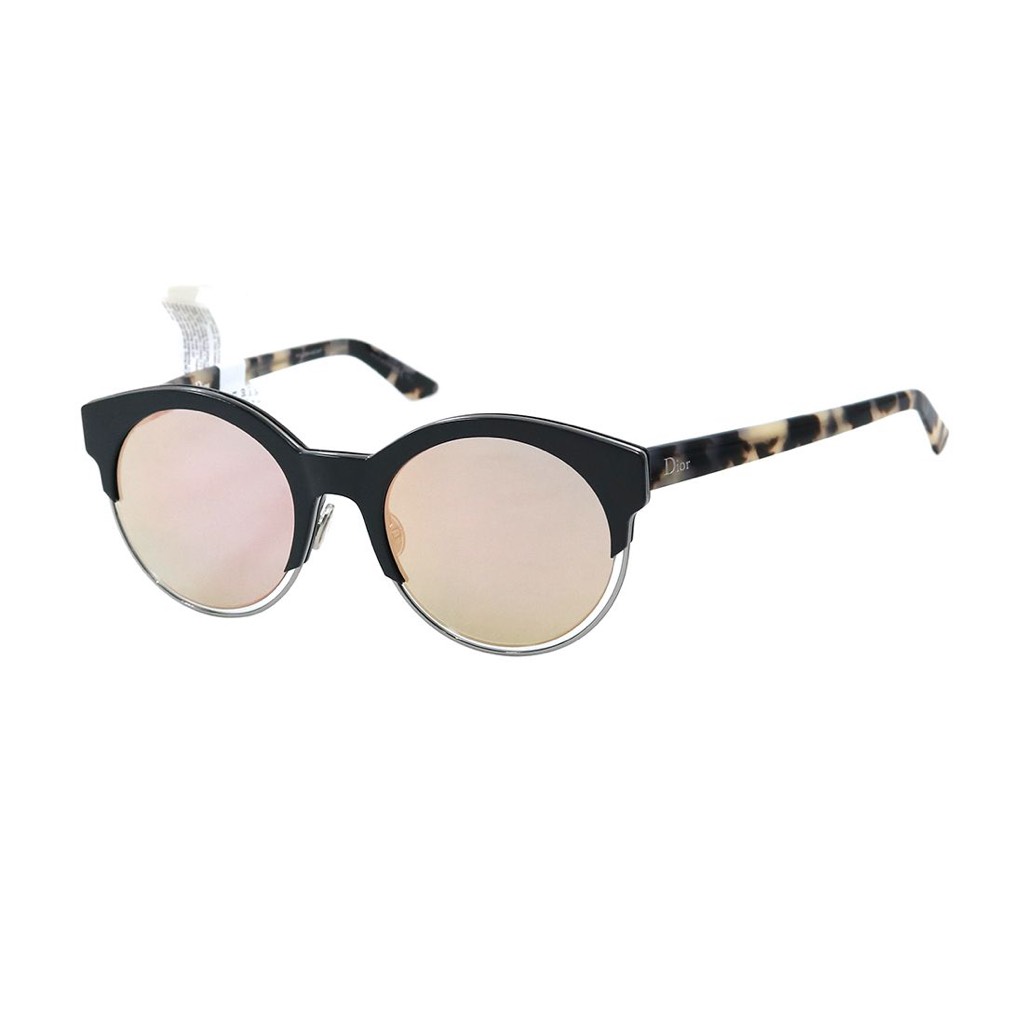 Kính râm Dior Sideral1 Lens Tráng Gương Gọng Kính Viền Da Beo Size 53-21-145