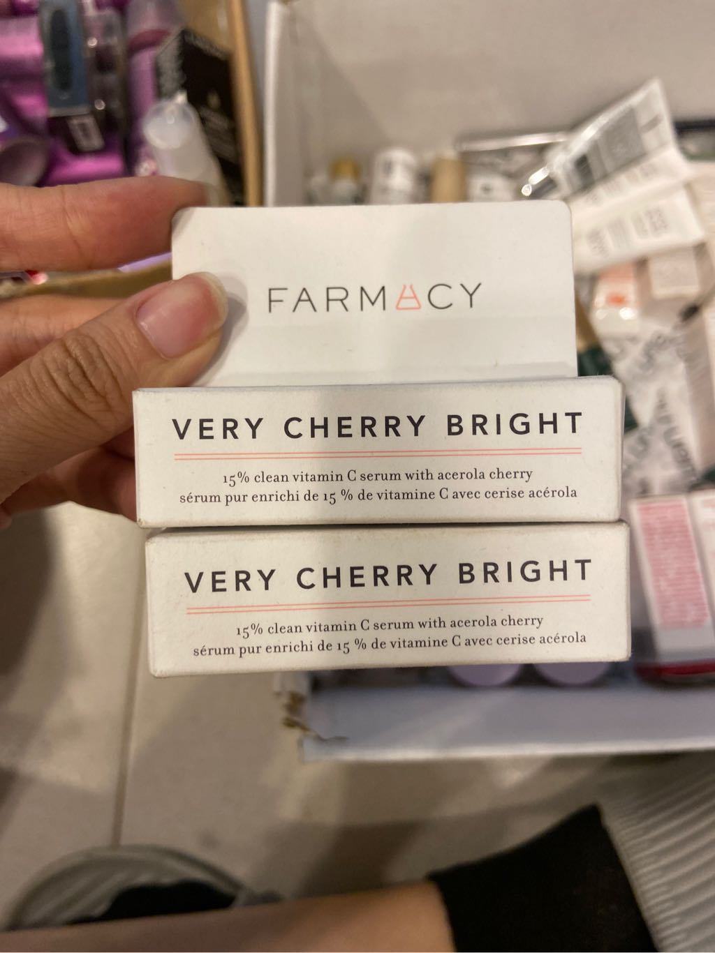 Tinh Chất Farmacy Very Cherry Bright 15% Clean Vitamin C Serum With Acerola Cherry 5ml