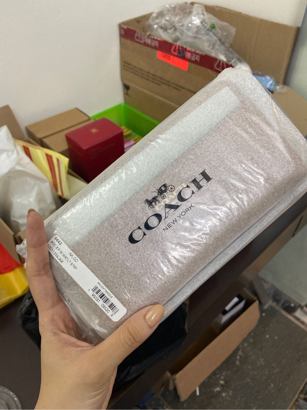 Ví coach acc zip wallet