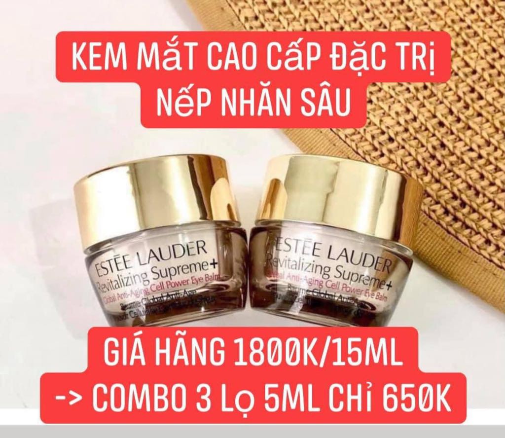 Set 3 Kem mắt estee revitalizing supreme 5ml