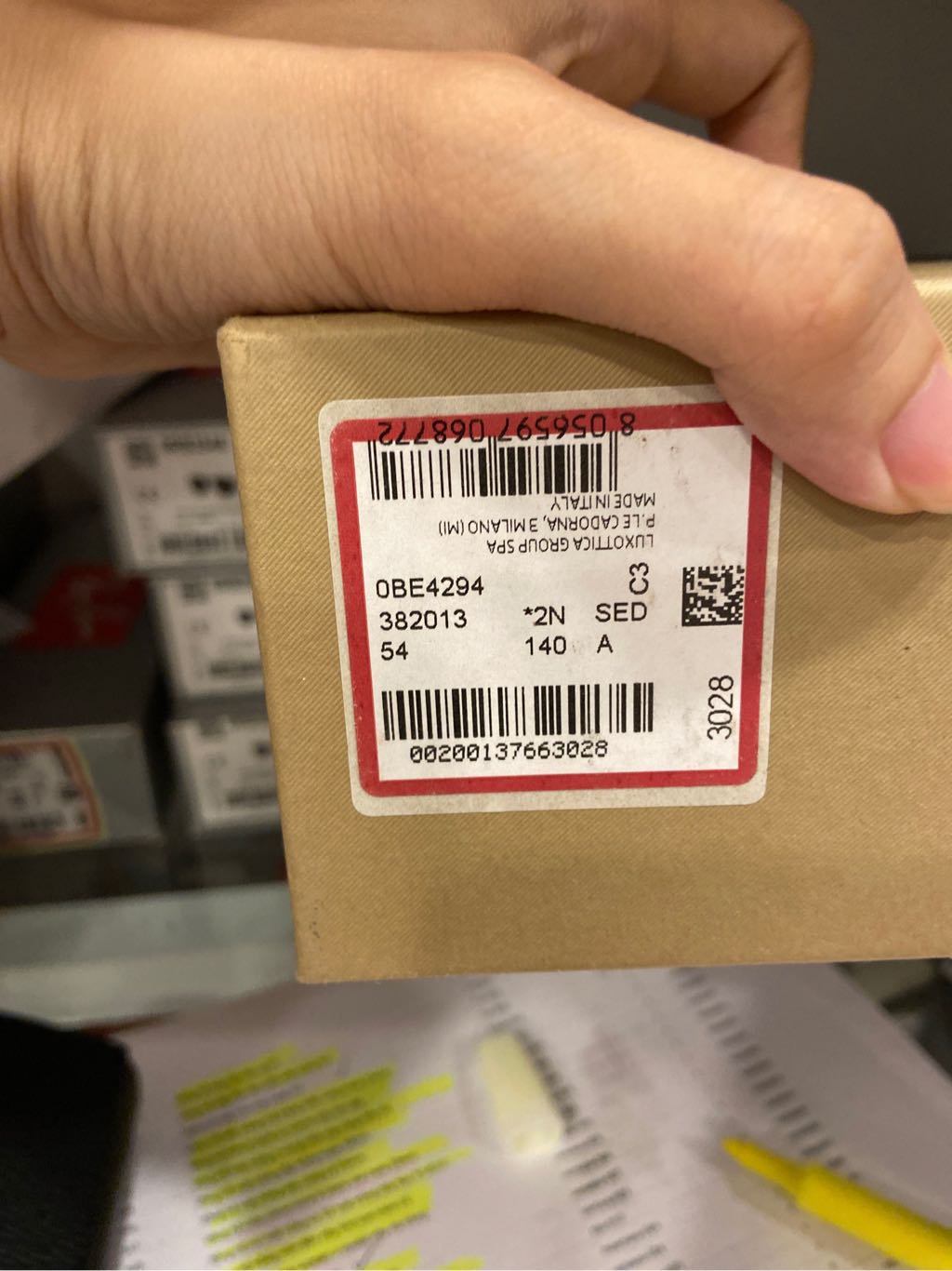 L05236 kính burberry size 54-17-140