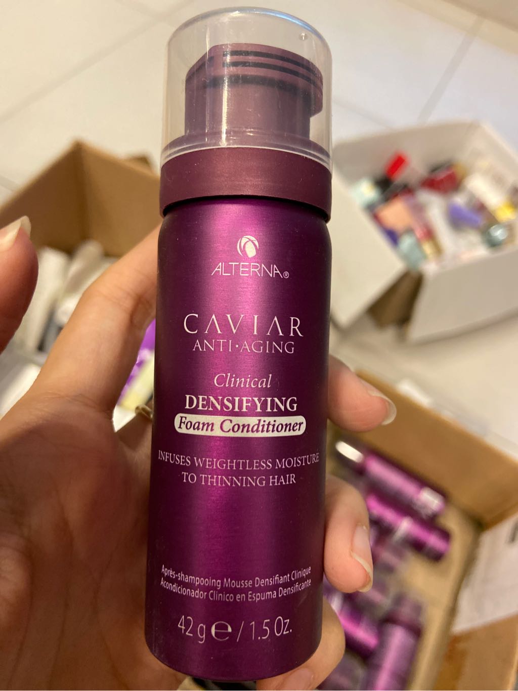 Dầu xả dạng foam caviar