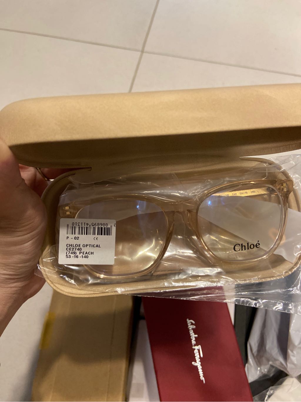 Gọng Cận Màu Peach 53-16-140