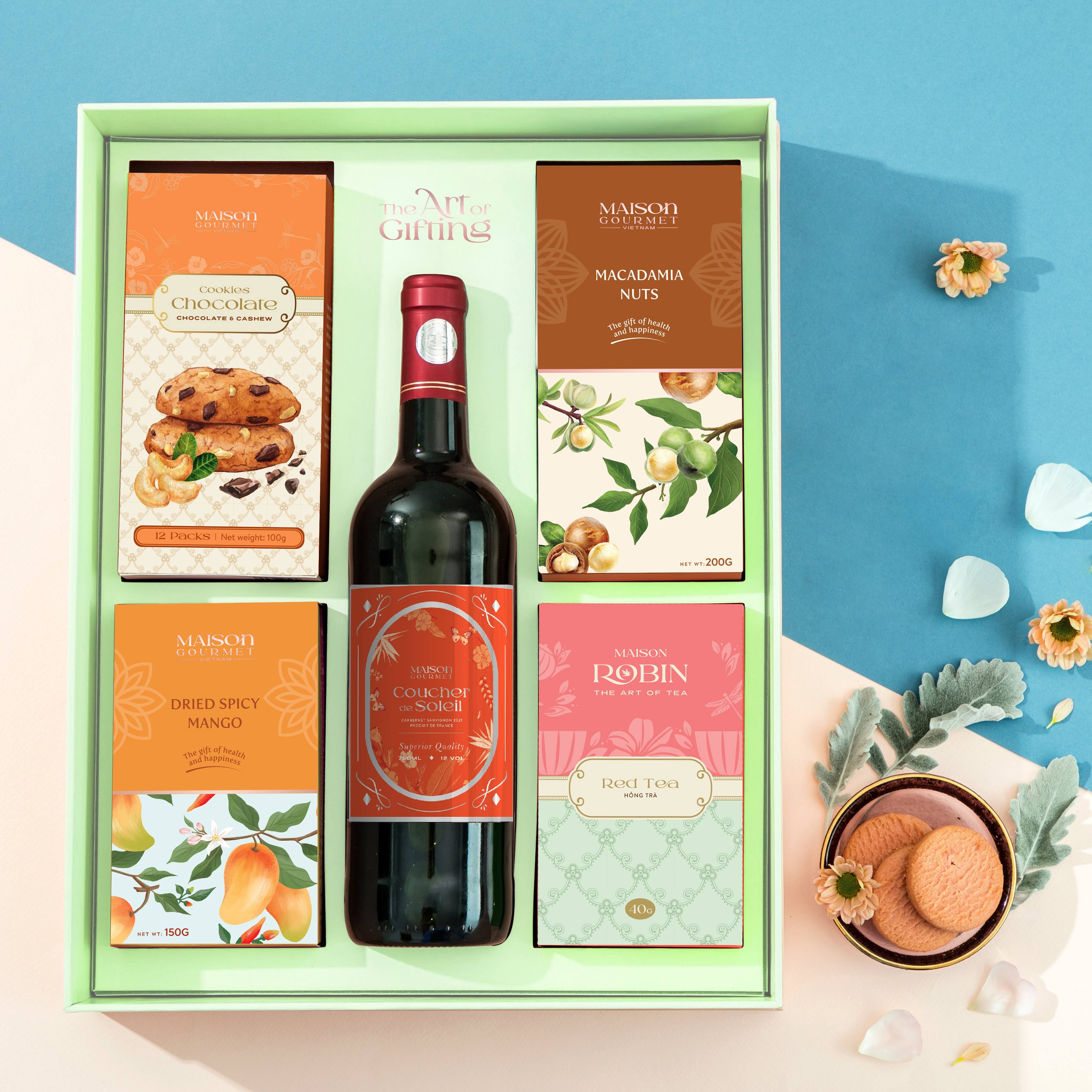 Hộp quà Hồng hoa 1