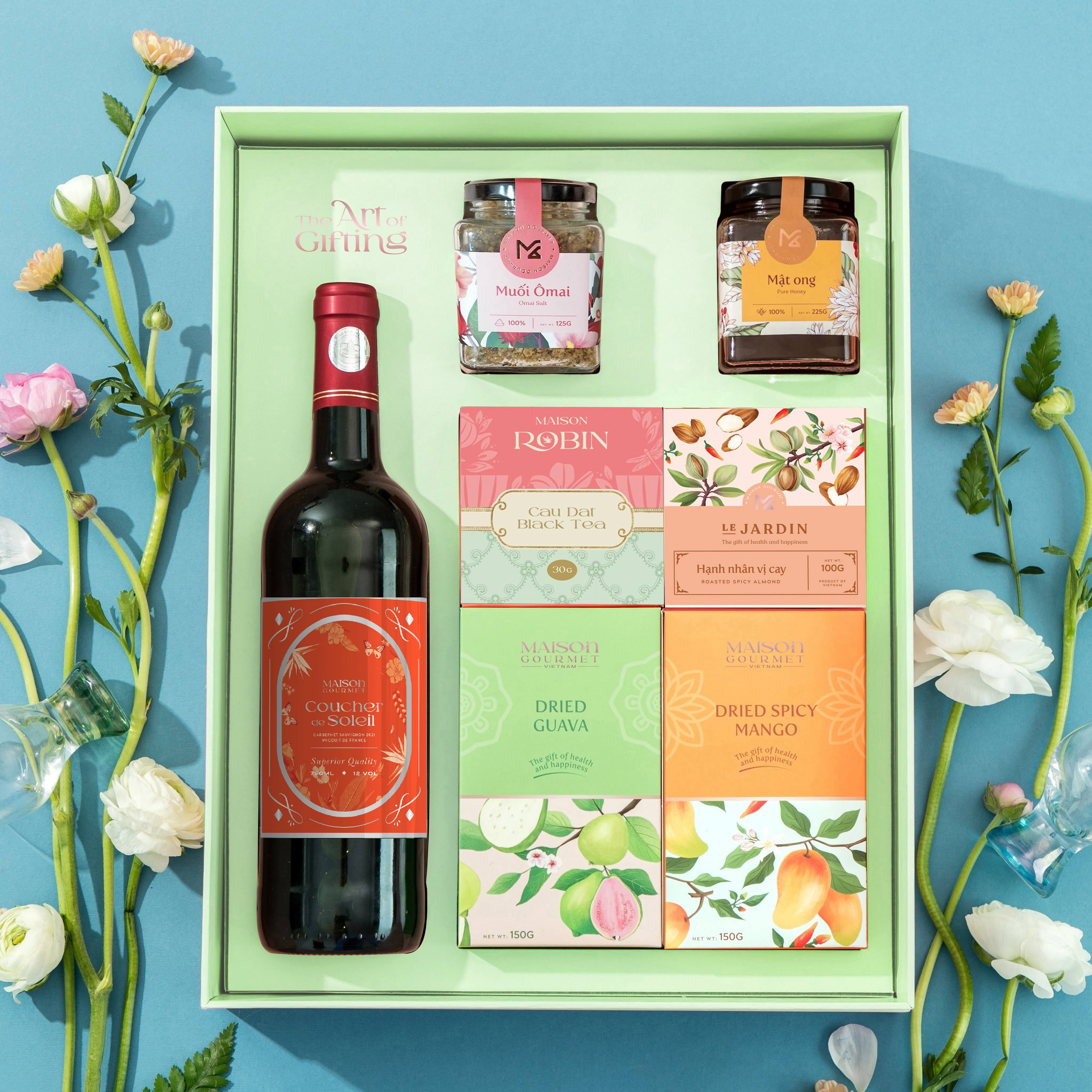 Hộp quà Hồng hoa 1