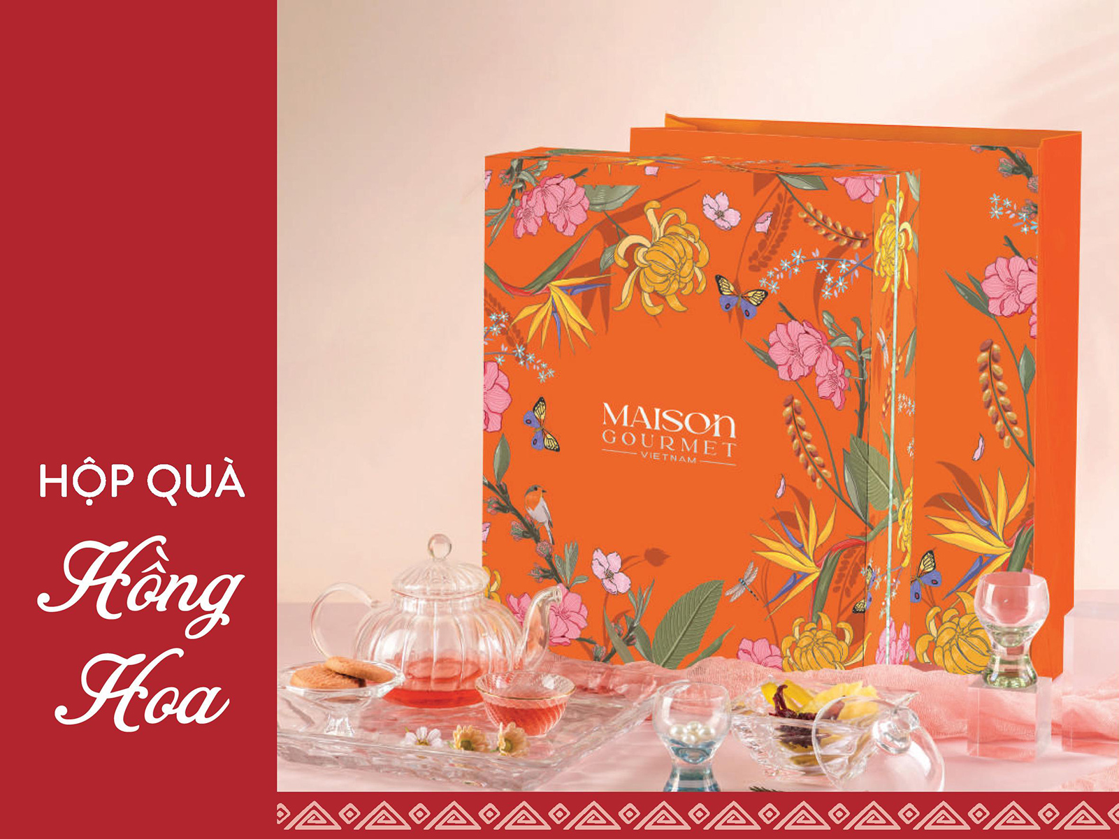 Hộp quà Hồng hoa 2