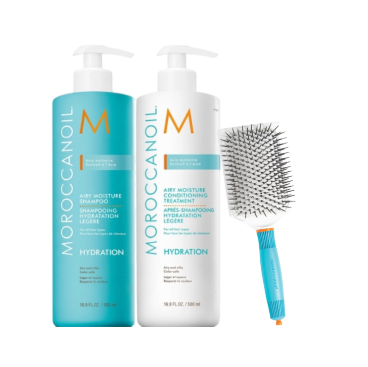 Moroccanoil - Set gội xả Repair 500ml kèm lược