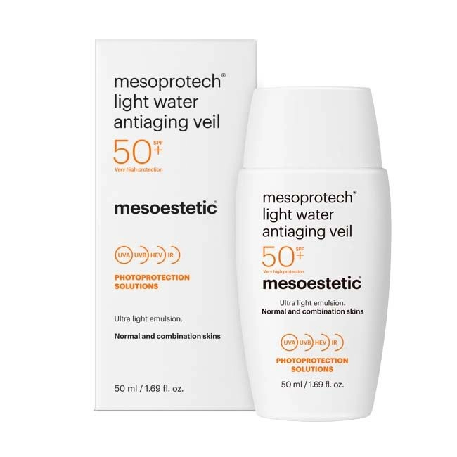 Kem Chống Nắng Mesoestetic Light Water Antiaging Veil 50ml