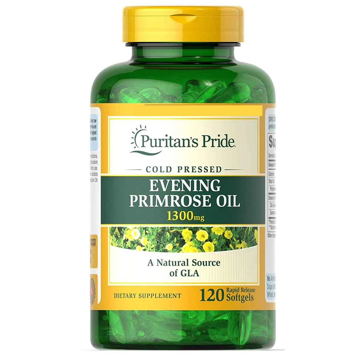 Viên Uống Tinh Dầu Hoa Anh Thảo Puritan's Pride Evening Primrose Oil 120v