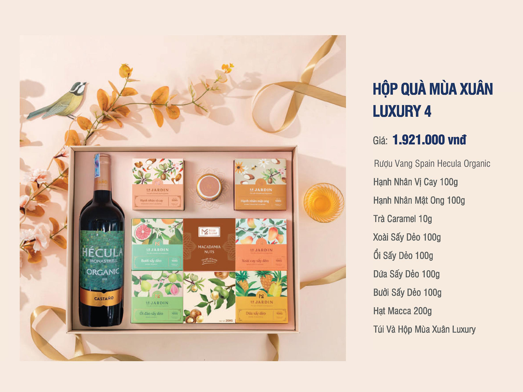 HỘP QUÀ TẾT MÙA XUÂN LUXURY 4
