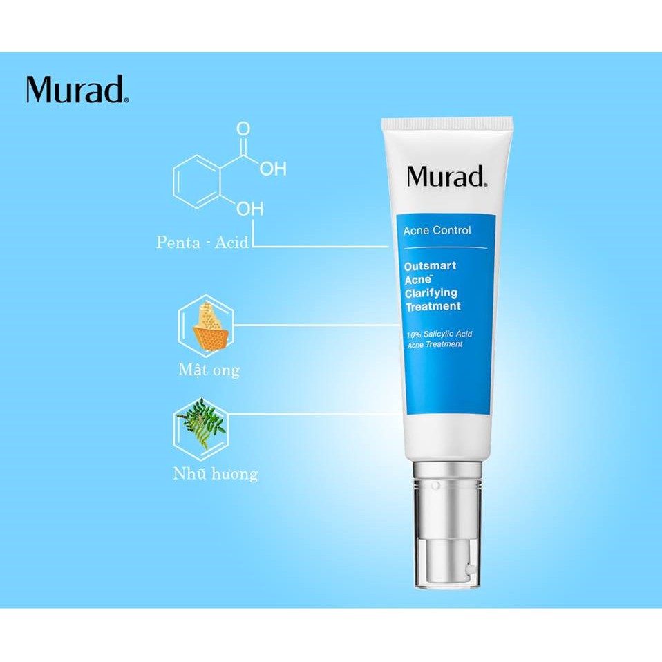 Serum giảm mụn trong 4 giờ  Murad Outsmart Acne (Blemish) Clarifying Treatment