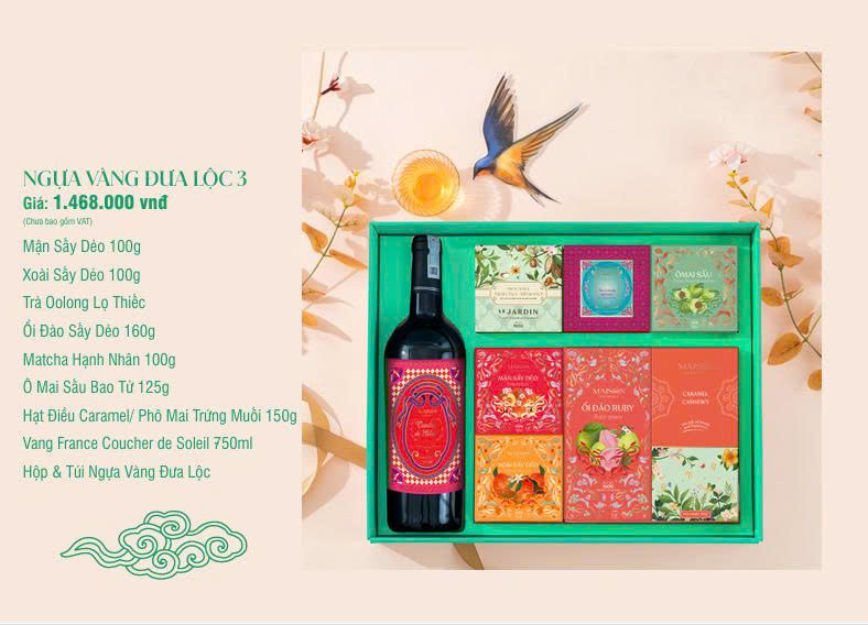 Hộp Quà Tết Ngựa Vàng Đưa Lộc 3