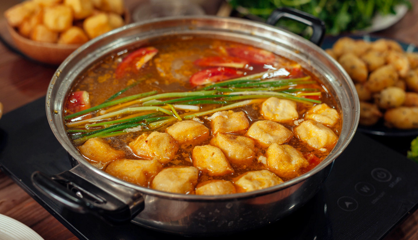 LẨU RIÊU CUA BẮP BÒ