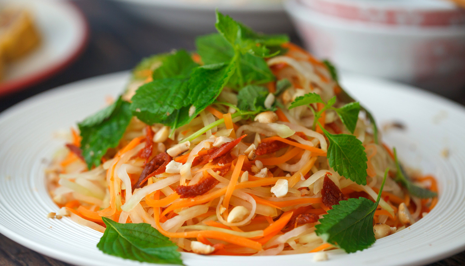 Cách làm nộm đu đủ bò khô Cách làm nộm đu đủ bò khô