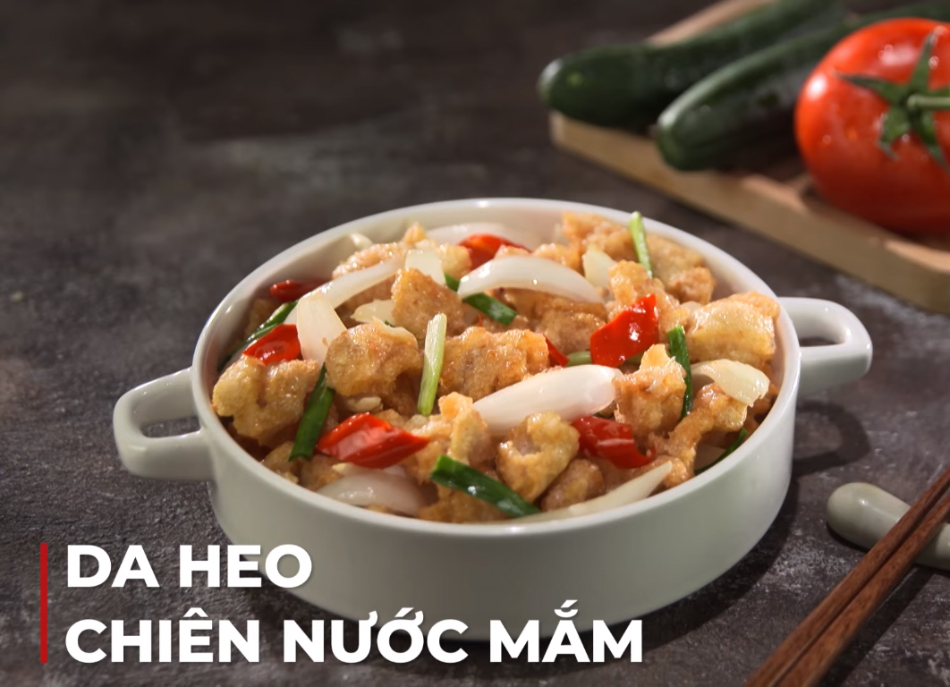 DA HEO CHIÊN NƯỚC MẮM DA HEO CHIÊN NƯỚC MẮM