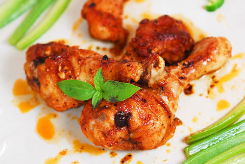Đùi gà nướng tỏi kiểu Hàn thỏa mãn vị giác Đùi gà nướng tỏi kiểu Hàn thỏa mãn vị giác