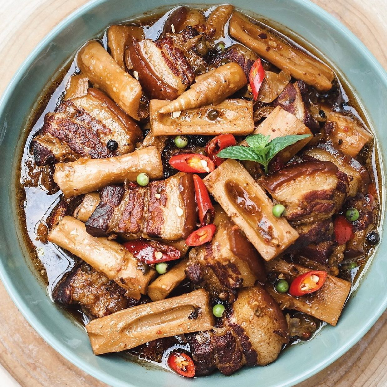 THỊT KHO MĂNG NỨA THỊT KHO MĂNG NỨA