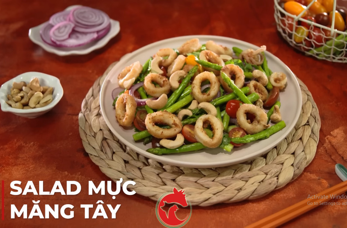 SALAD MỰC MĂNG TÂY