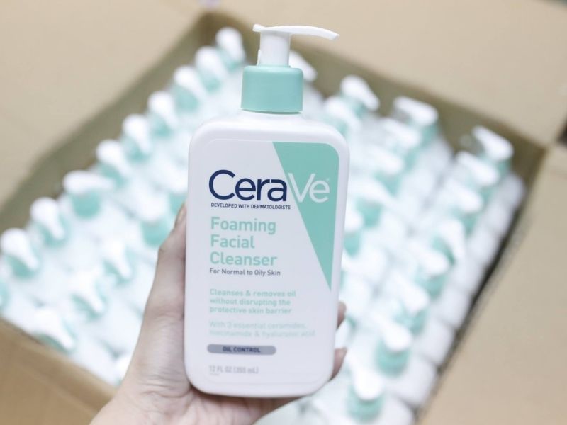 Review chân thực sữa rửa mặt CeraVe Foaming Facial Cleanser