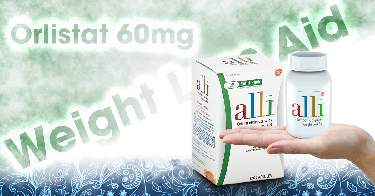 Hỗ trợ giảm cân Alli Orlistat 60mg Capsules Weight Loss Aid 60 viên