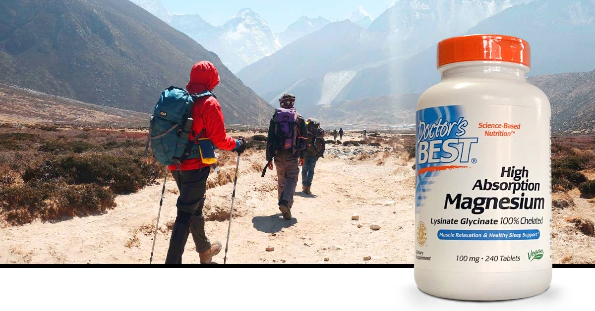Hỗ trợ cơ bắp Doctor's Best High Absorption Magnesium 100mg Tablets 240 viên Honestmart