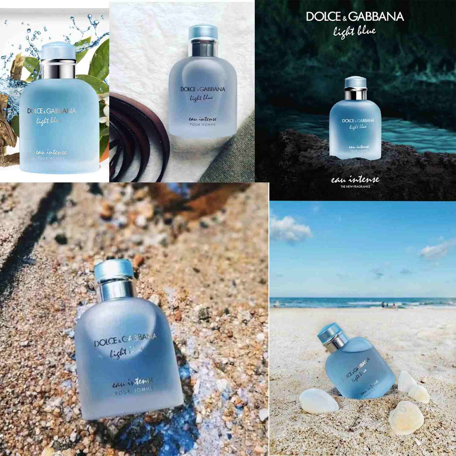 Nước hoa nam DOLCE & GABBANA Light Blue Pour Homme Eau Intense 100ml  Honestmart