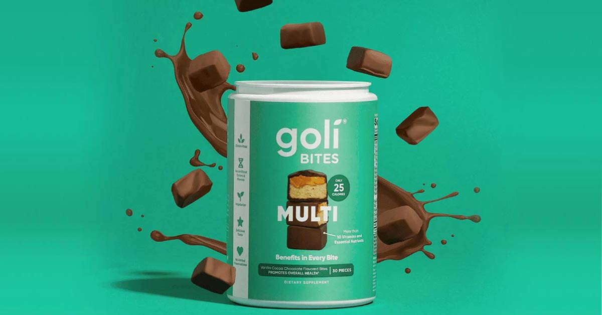 Viên Socola bổ sung đa vitamin Goli Multi Vanilla Cocoa Bites 30 viên  Honestmart