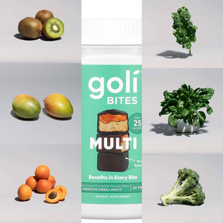 Viên Socola bổ sung đa vitamin Goli Multi Vanilla Cocoa Bites 30 viên  Honestmart
