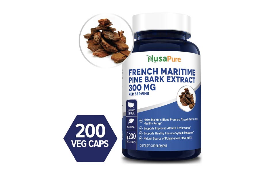 Hỗ trợ sức khỏe vỏ cây thông biển Pháp Nusapure French Maritime Pine