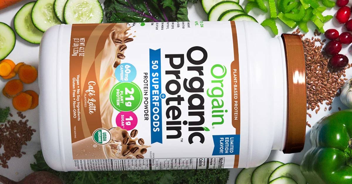 Bột Protein hữu cơ và siêu thực phẩm thực vật Orgain Organic Protein