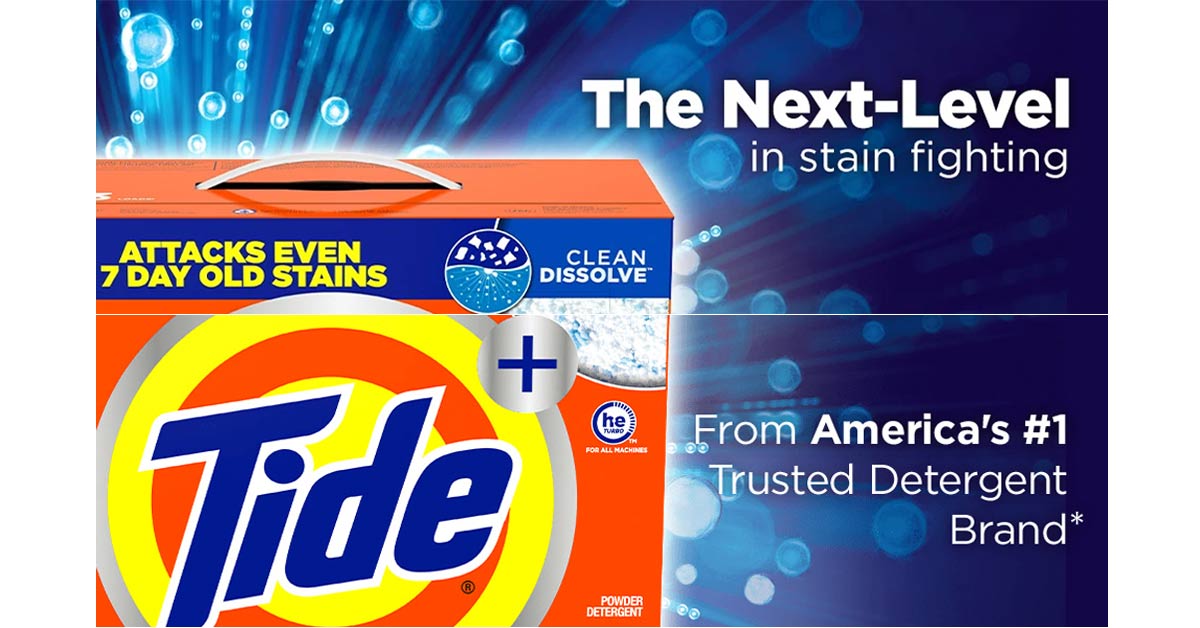 Bột giặt Tide HE Ultra Oxi Powder Laundry Detergent, Original 7.1kg Honestmart